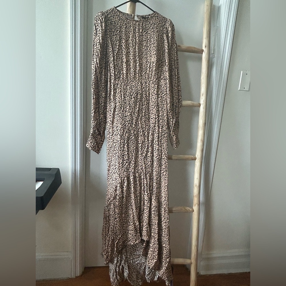 Leopard Print Maxi Dress
